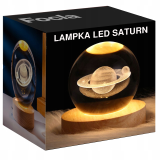Biela nočná lampa